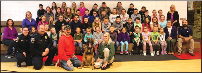 Jessiffany  Canine  Services  and  Iron Ridge  Police  At St.   Matthew’s