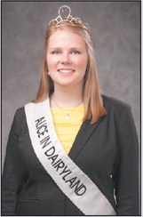 72nd Alice In Dairyland To Attend  Agromatic Holstein Futurity
