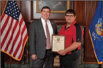 Local First Responder  Recognized By State Assembly