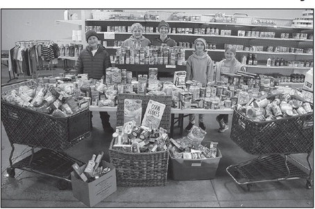 Youth Collect 1,260 Pounds Of Food For Pantry