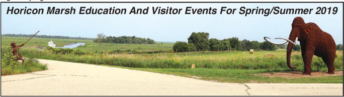 Horicon Marsh Education And Visitor Events For Spring/Summer 2019