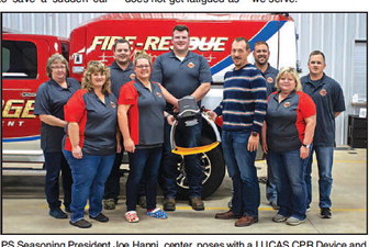 PS Seasoning Donates Life Saving  Machine To Iron Ridge Community