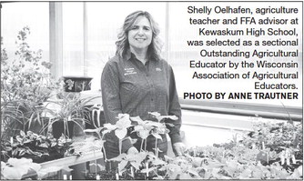 Kewaskum Teacher Named  Outstanding Agricultural Educator