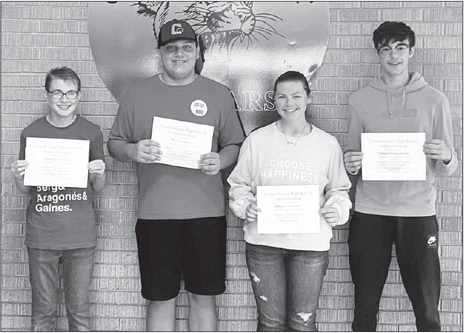 CHS September Students Of The Month