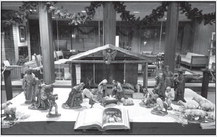 Our Savior’s Lutheran  Church Displays Nativity  Scene with a Rich History