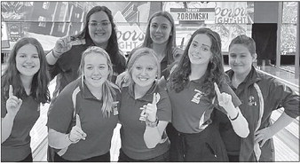Lady Cougar Bowlers  Finish Season with Perfect  Record and Head to State