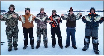Horicon Students Learning  Lifelong Hobby of Ice Fishing