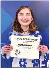 Campbellsport Middle School January Students of the Month