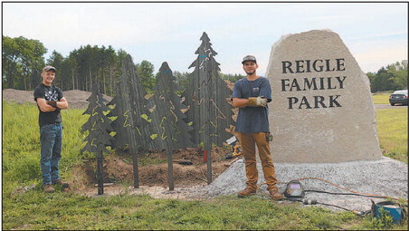 Village Board  Members Tour  Reigle Family Park