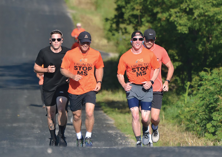 Costello And  Friends Run To  Raise Money For MS  Awareness