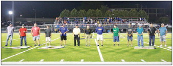 Military Personnel Recognized At Kewaskum Campbellsport Football Game