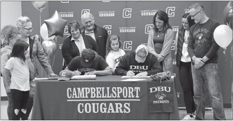 Two Campbellsport athletes sign to play college baseball