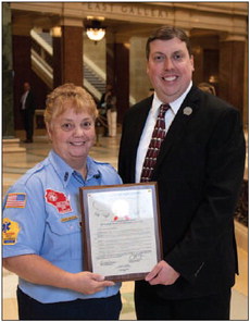 Bintzler Honored as First Responder of the Year